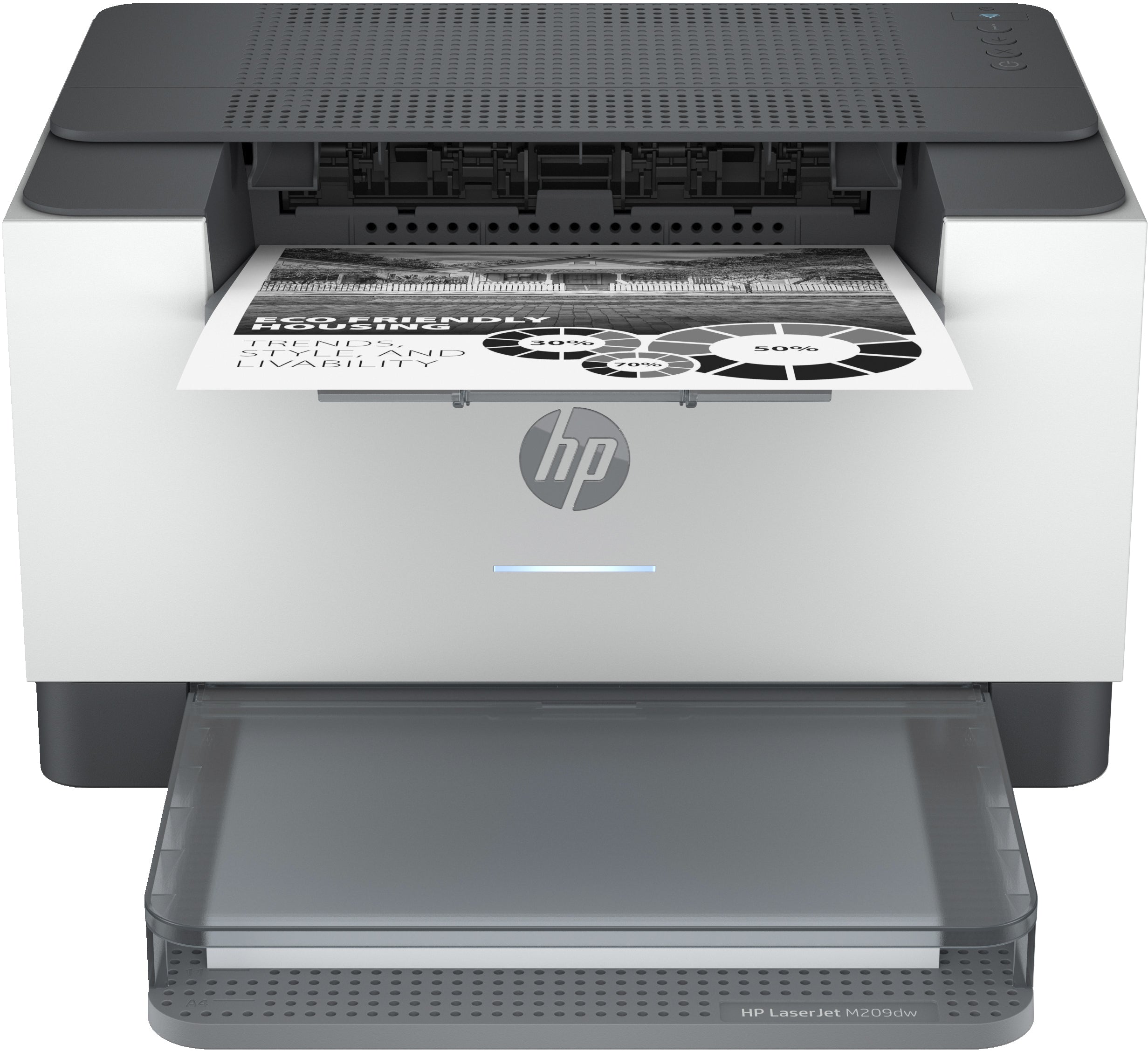 HP LaserJet M209dw - Imprimante - Noir et blanc - Recto-verso - laser - A4/Legal - 600 x 600 ppp - jusqu'à 29 ppm - capacité : 150 feuilles - USB 2.0, LAN, Wi-Fi(n), Bluetooth LE