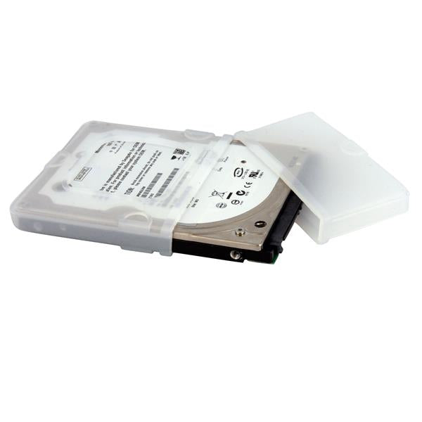 StarTech.com Etui de Protection en Silicone pour Disque Dur 2.5" - Avec Accès aux Connecteurs - Transparent - Etui protecteur pour disque dur - clair - pour P/N: SATERASER4, SDOCK1EU3P2, SDOCK2ERU33, SDOCK2U33V, SDOCK4U313, USB31C2SAT3