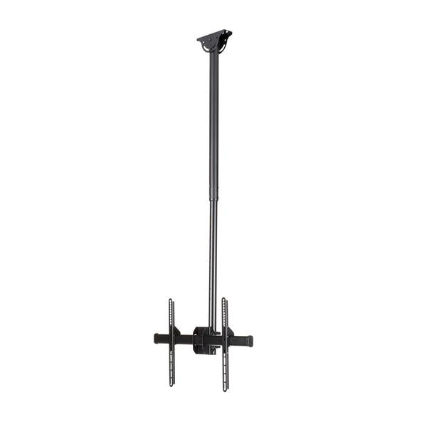 StarTech.com Support plafond inclinable pour télévision à écran plat de 32 po à 70 po - Pour TV LCD, LED ou Plasma (FLATPNLCEIL) - Support - pour écran plat - acier - noir - Taille d'écran : 32"-75" - montable au plafond - pour P/N: HDMIPLATE