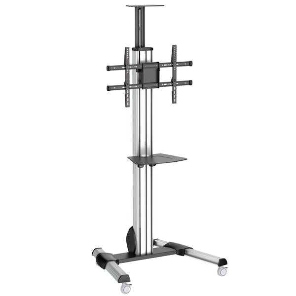 StarTech.com Chariot TV pour écran de 32 po à 75 po - Réglage de la hauteur sans effort (STNDMTV70) - Chariot - pour écran plat - plastique, aluminium, acier - noir, argent - Taille d'écran : 32"-70" - pour P/N: HDMIPLATE