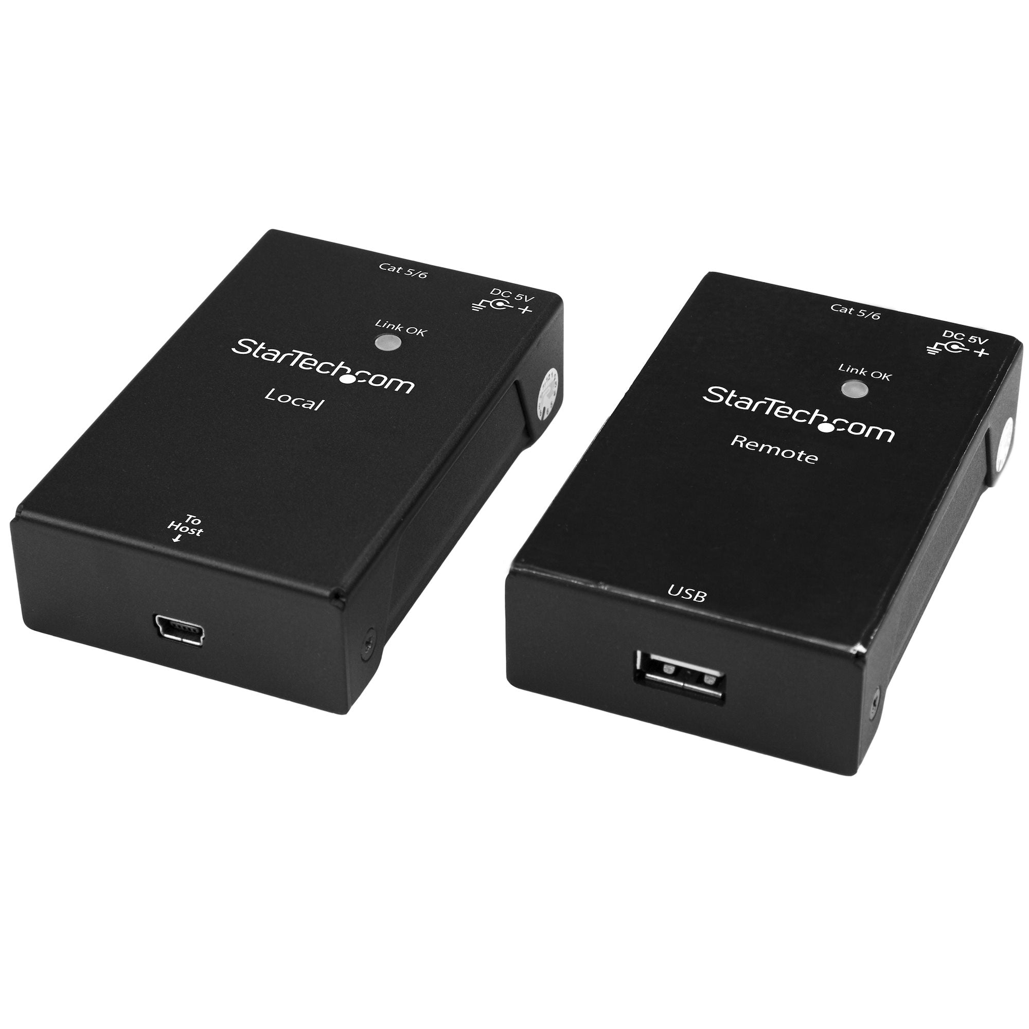 StarTech.com Extendeur Ethernet 1 port USB sur Cat5/Cat6 - jusqu'à 40 m - Câble de rallonge USB - USB 2.0 - plus de CAT 5e/6 - jusqu'à 50 m - pour P/N: SVA5N3NEUA