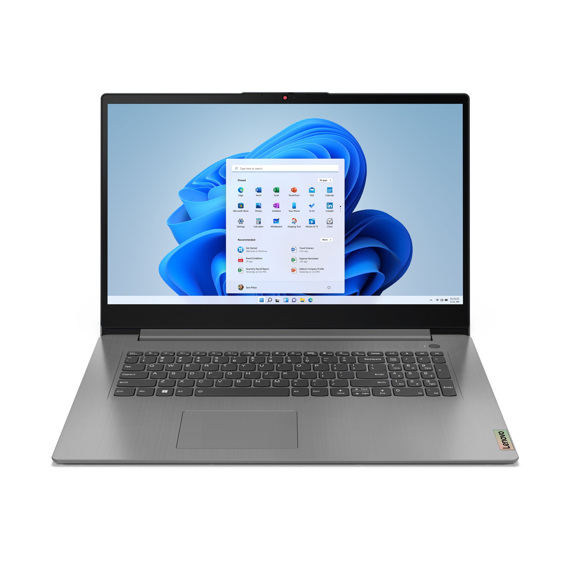 Ordinateur Portable Lenovo Ideapad 3 17IAU7 12 GB RAM 17,3" 512 GB SSD