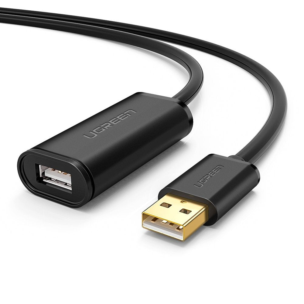 Câble USB-A Mâle vers USB-A Femelle/5m/Noir