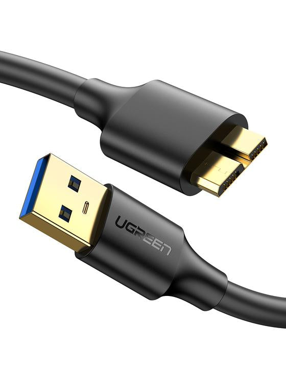 Câble USB-A vers Micro USB-B/1m/Noir