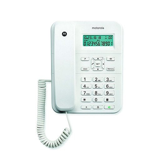 Téléphone fixe Motorola Blanc