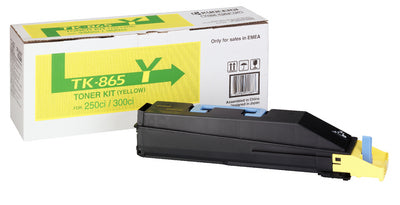 Kyocera TK 865Y - Jaune - original - cartouche de toner - pour TASKalfa 250ci, 300ci