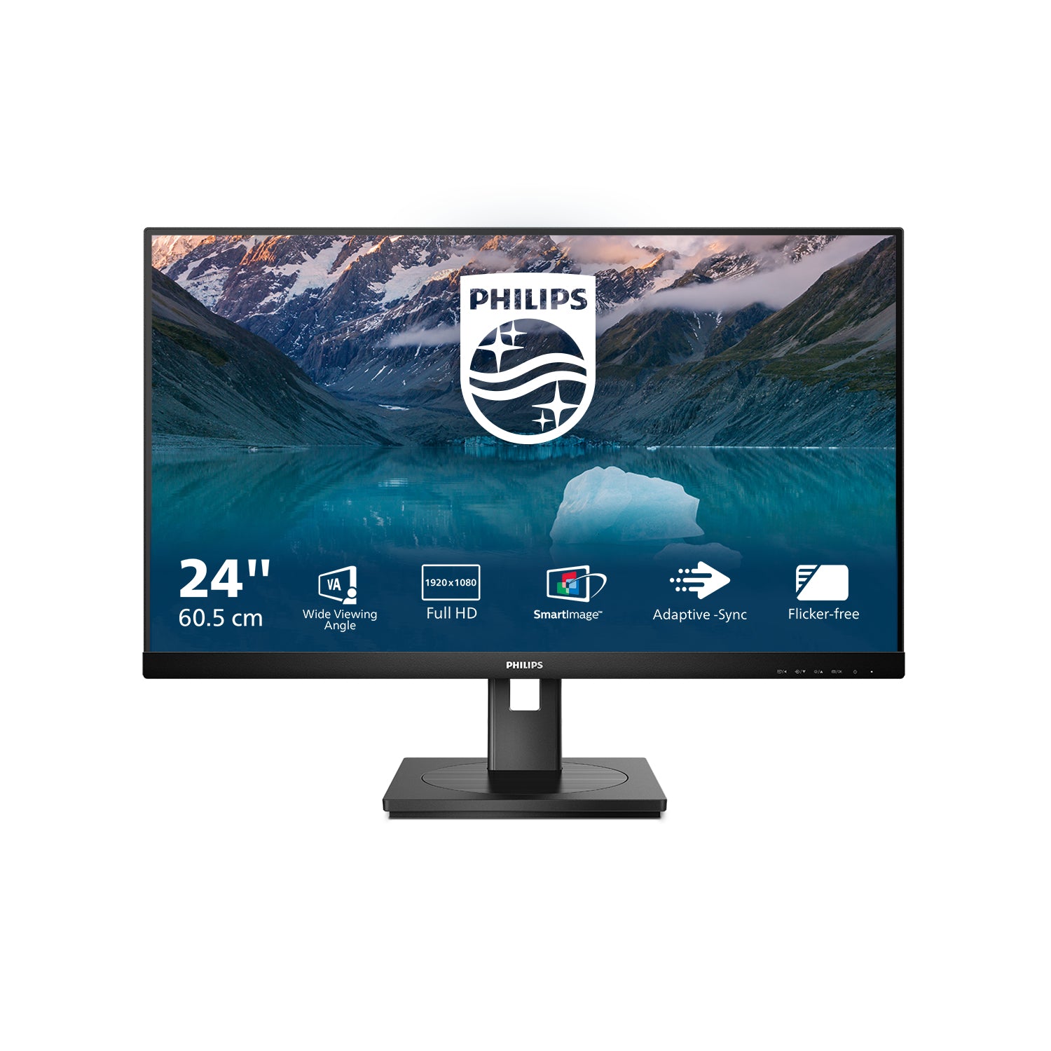 Écran Philips 23,8" VA LCD Flicker free 75 Hz