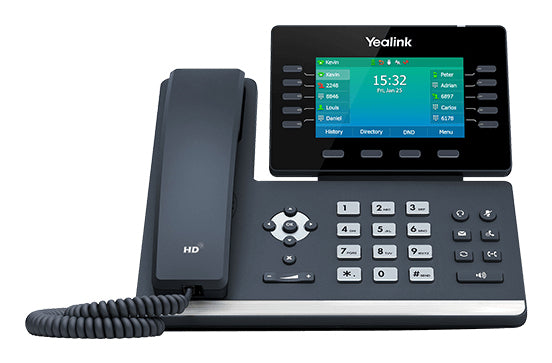 Téléphone IP Yealink T54W Noir