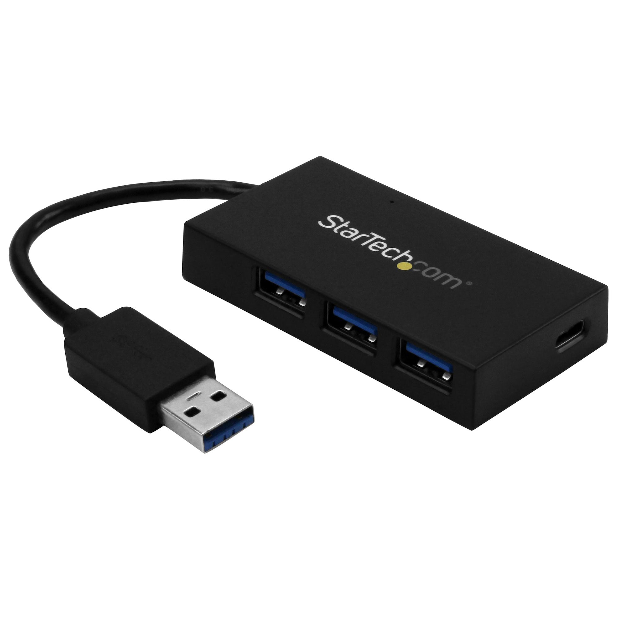 StarTech.com Hub USB 3.0 - 4 ports - USB A vers 3x USB-A 1x USB-C - Concentrateur USB Type-C - Hub USB - Concentrateur (hub) - 4 x SuperSpeed USB 3.0 - de bureau - pour P/N: CFASTRWU3C, SDMSDRWU3AC