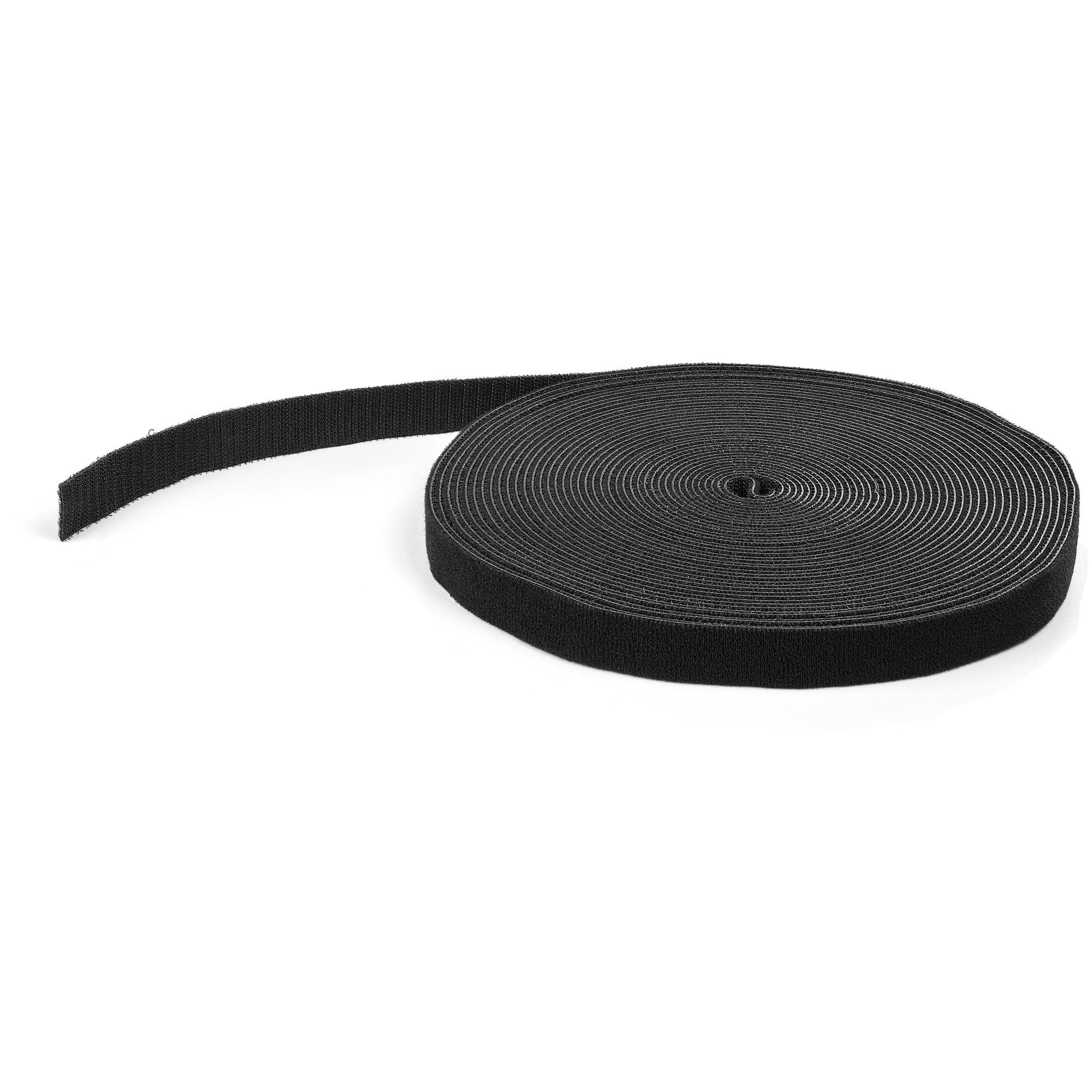 StarTech.com Attaches de câble à boucles auto-agrippantes en vrac - Rouleau de 15,2 m - Sangle pour câbles sur mesure - Noir (HKLP50) - Rouleau d'attache de câble - 15.24 m - pour P/N: HKLP50BL, HKLP50GN, HKLP50RD, HKLP50YW