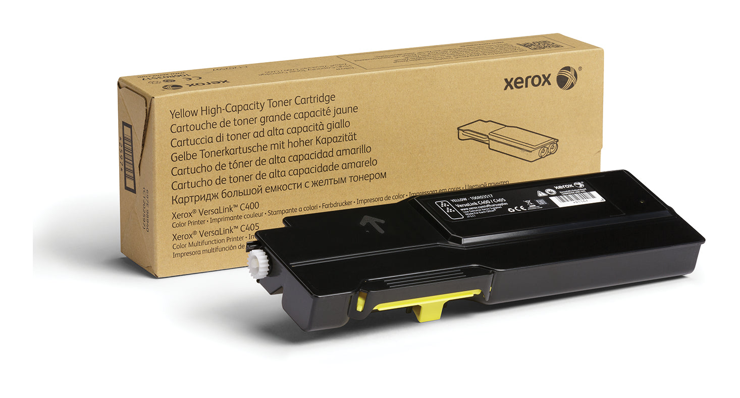Xerox VersaLink C405 - Haute capacité - jaune - original - cartouche de toner - pour VersaLink C400, C405