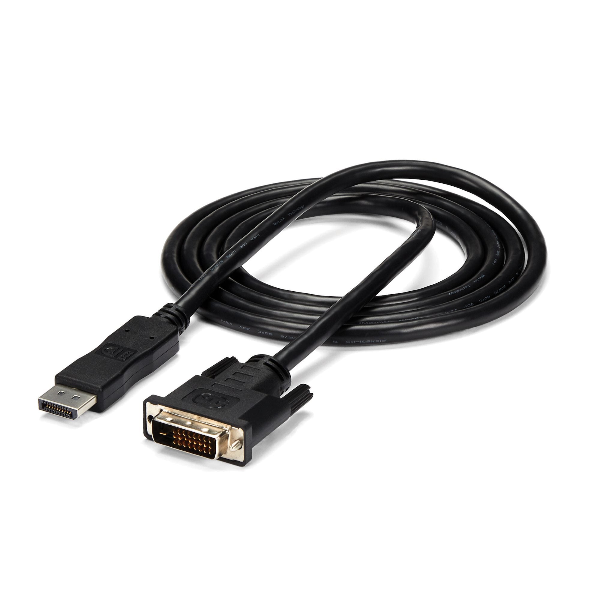 Adaptateur DisplayPort vers DVI Startech DP2DVIMM6            (1,8 m) Noir 1.8 m