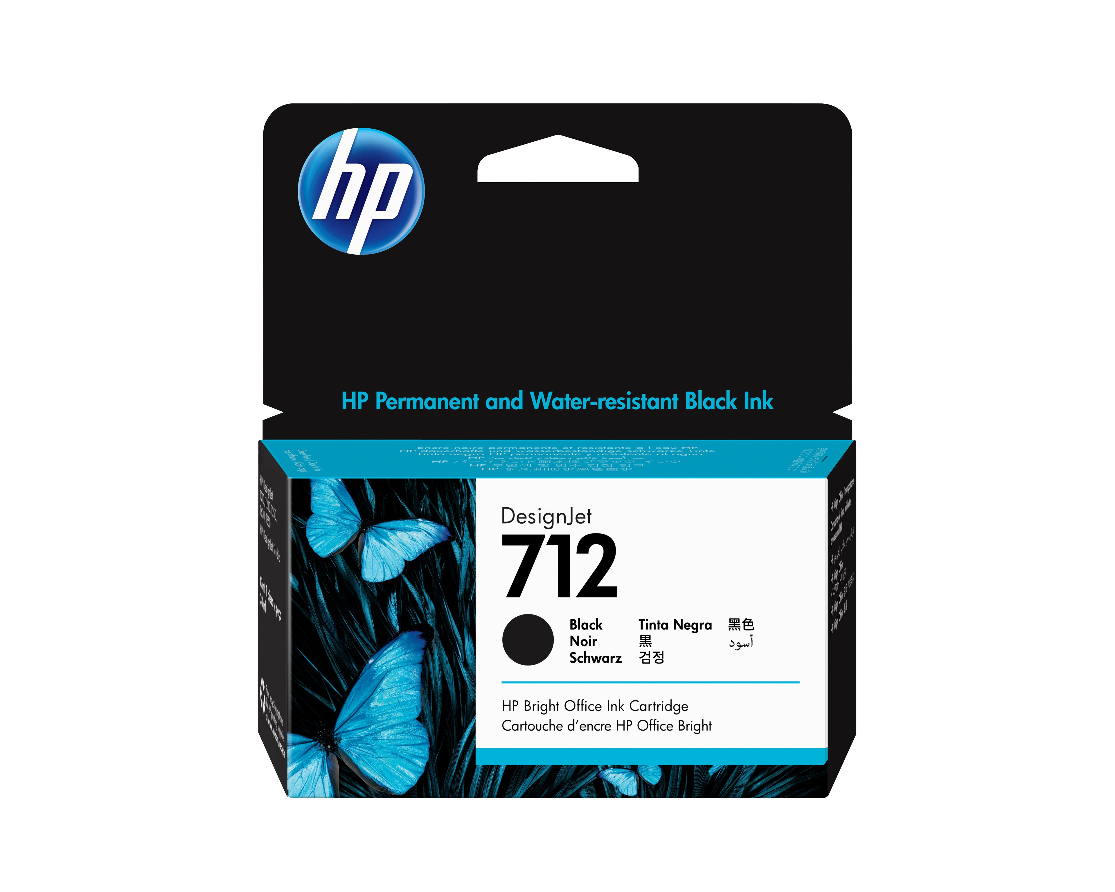 Cartouche d'encre originale HP HP 712 Noir