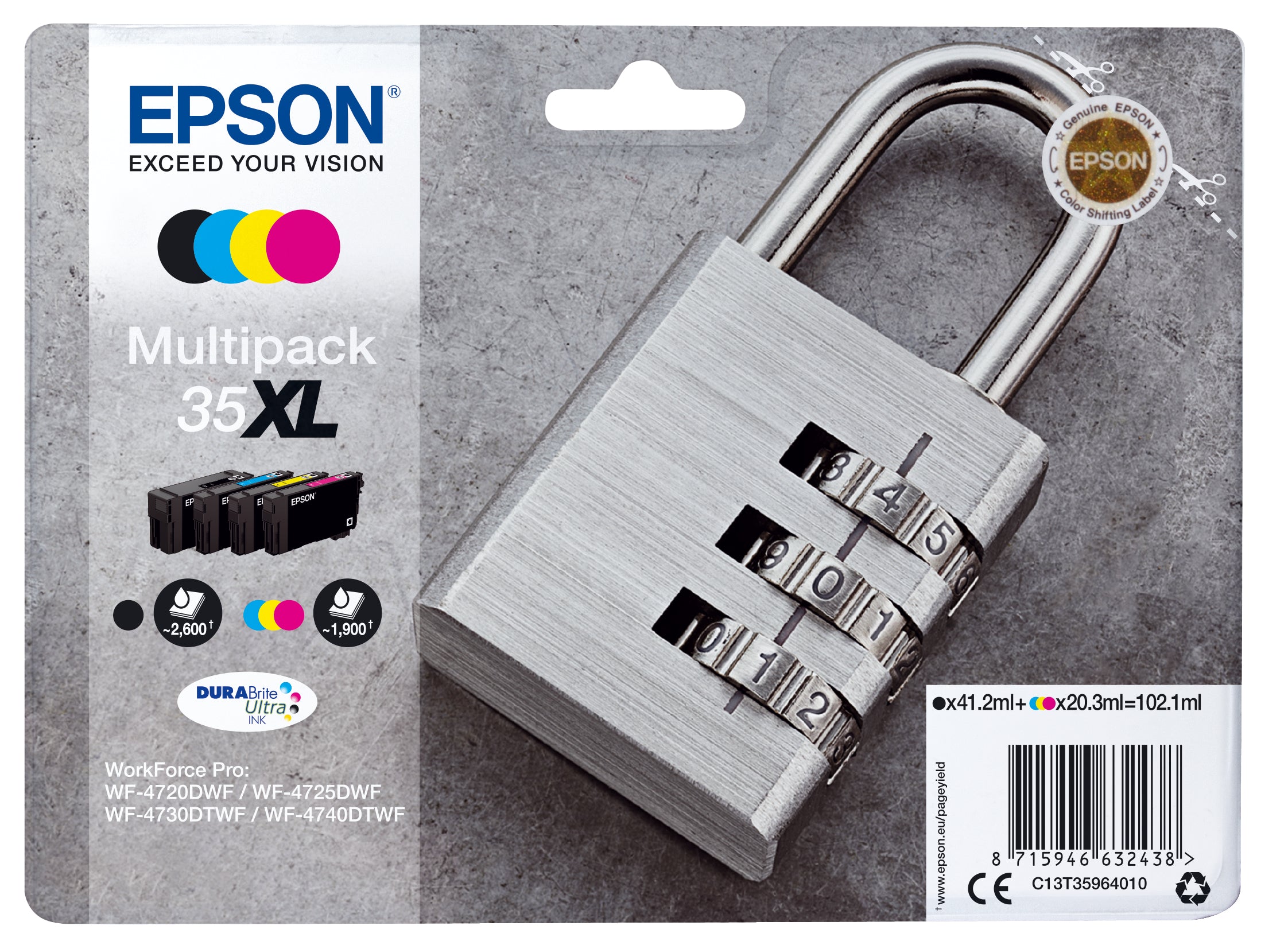 Cartouche d'encre originale Epson C13T35964010
