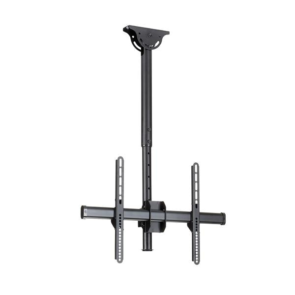 StarTech.com Support plafond court pour télévision à écran plat - Multidirectionnel (FPCEILPTBSP) - Support - pour écran plat - acier robuste - noir - Taille d'écran : 37"-75" - montable au plafond - pour P/N: HDMIPLATE
