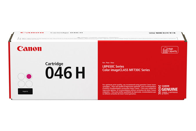 Canon 046 H - Haute capacité - magenta - original - cartouche de toner - pour imageCLASS LBP654, MF731, MF733, MF735, i-SENSYS LBP653, LBP654, MF732, MF734, MF735