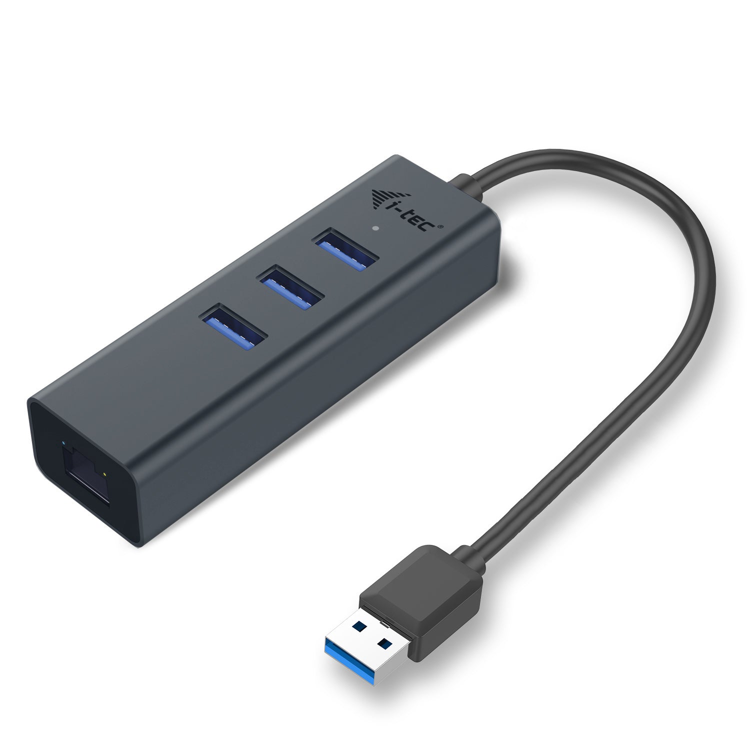 Hub USB 3.0 I-Tec 3 ports + RJ45