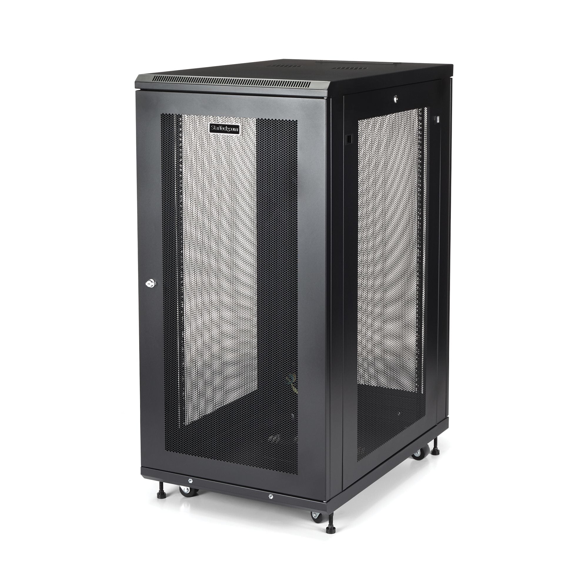 StarTech.com Rack serveur 24U - Armoire serveur avec une profondeur de 31" - Coffret réseau - Baie de brassage 24U (RK2433BKM) - Rack armoire - 24U - 31"