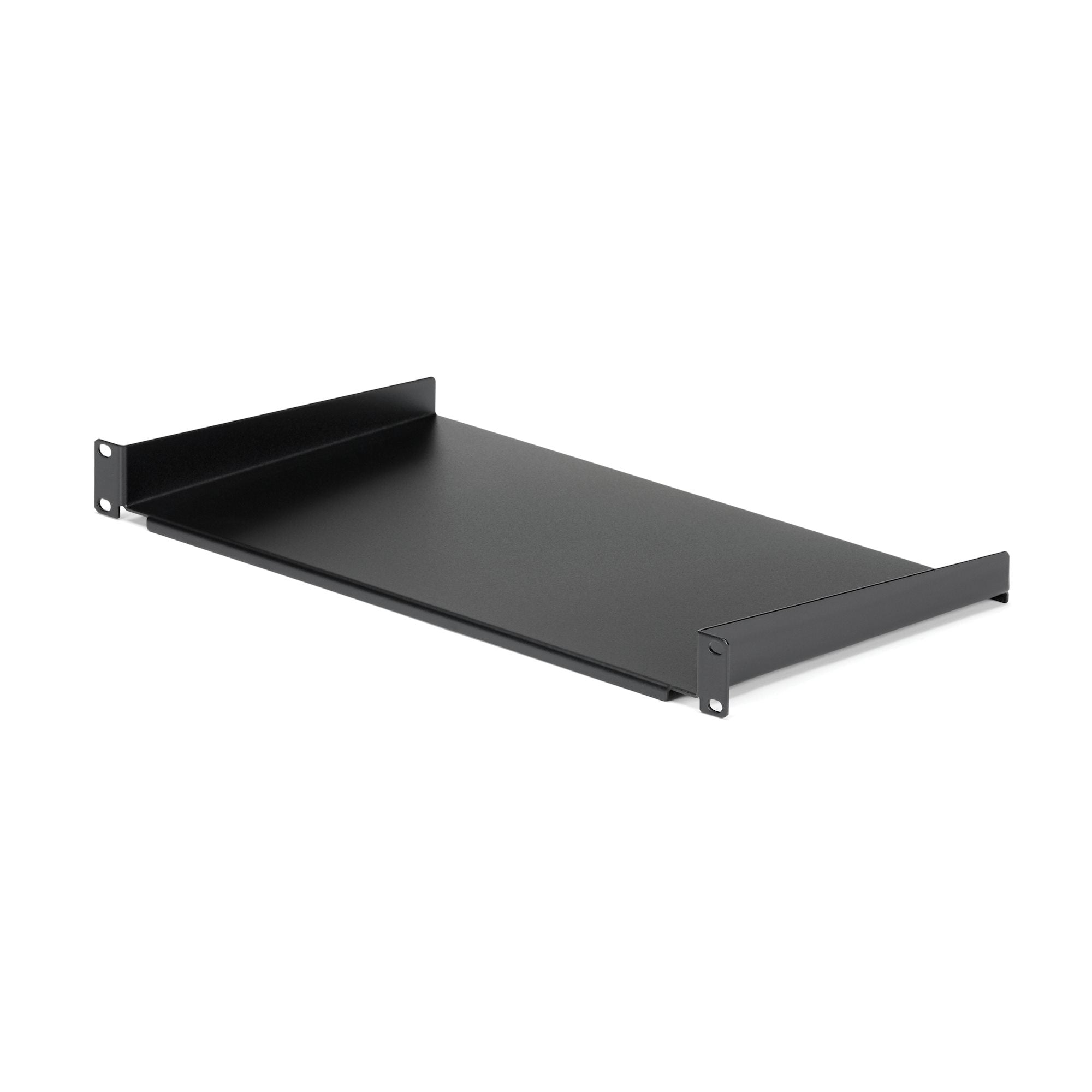 StarTech.com Étagère rack 1U - Profondeur de 250 mm - Acier - Étagère cantilever - Montable en armoire serveur (CABSHELF1U10) - Étagère pour rack - noir - 1U - 10"