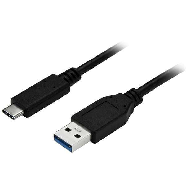 StarTech.com Câble USB-A vers USB-C de 1 m - Cordon USB A vers USB C - USB Type C - M/M - USB 3.0 (5 Gb/s) - Câble USB - USB (M) pour 24 pin USB-C (M) - USB 3.0 - 1 m - noir - pour P/N: HB30A3A1CST, HB30C3A1CST, HB30C5A2CSC, HB30C5A2CST, HBS304A24A, MST30
