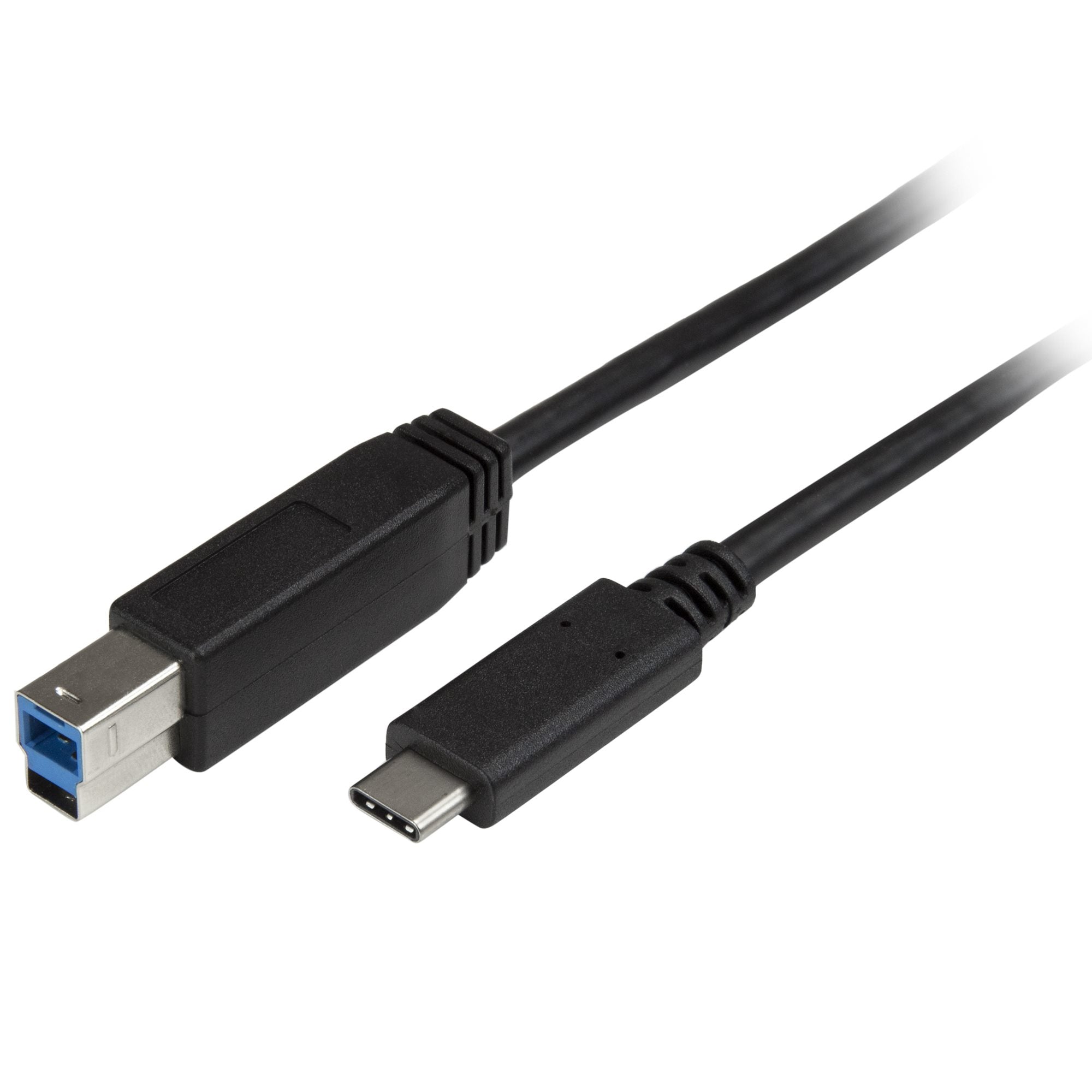 StarTech.com Câble USB-C vers USB-B de 2 m - Cordon USB Type-C vers Type-B pour imprimante - M/M - USB 3.0 - Câble USB - 24 pin USB-C (M) pour USB Type B (M) - USB 3.1 Gen1 - 2 m - pour P/N: HB30C5A2CSC, HBS304A24A, SV231DHU34K6, SV231HU34K6, SV231QDPU34K