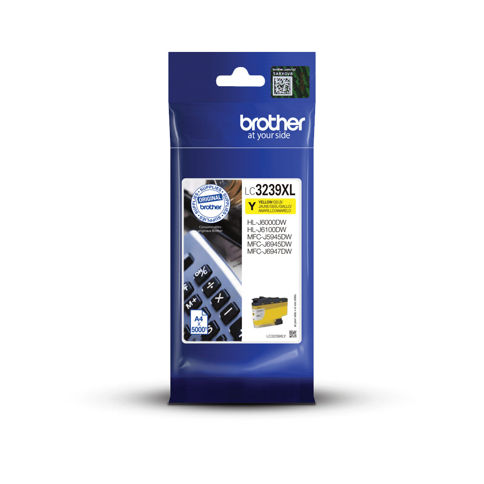Cartouche d'encre originale Brother LC3239XLY Jaune