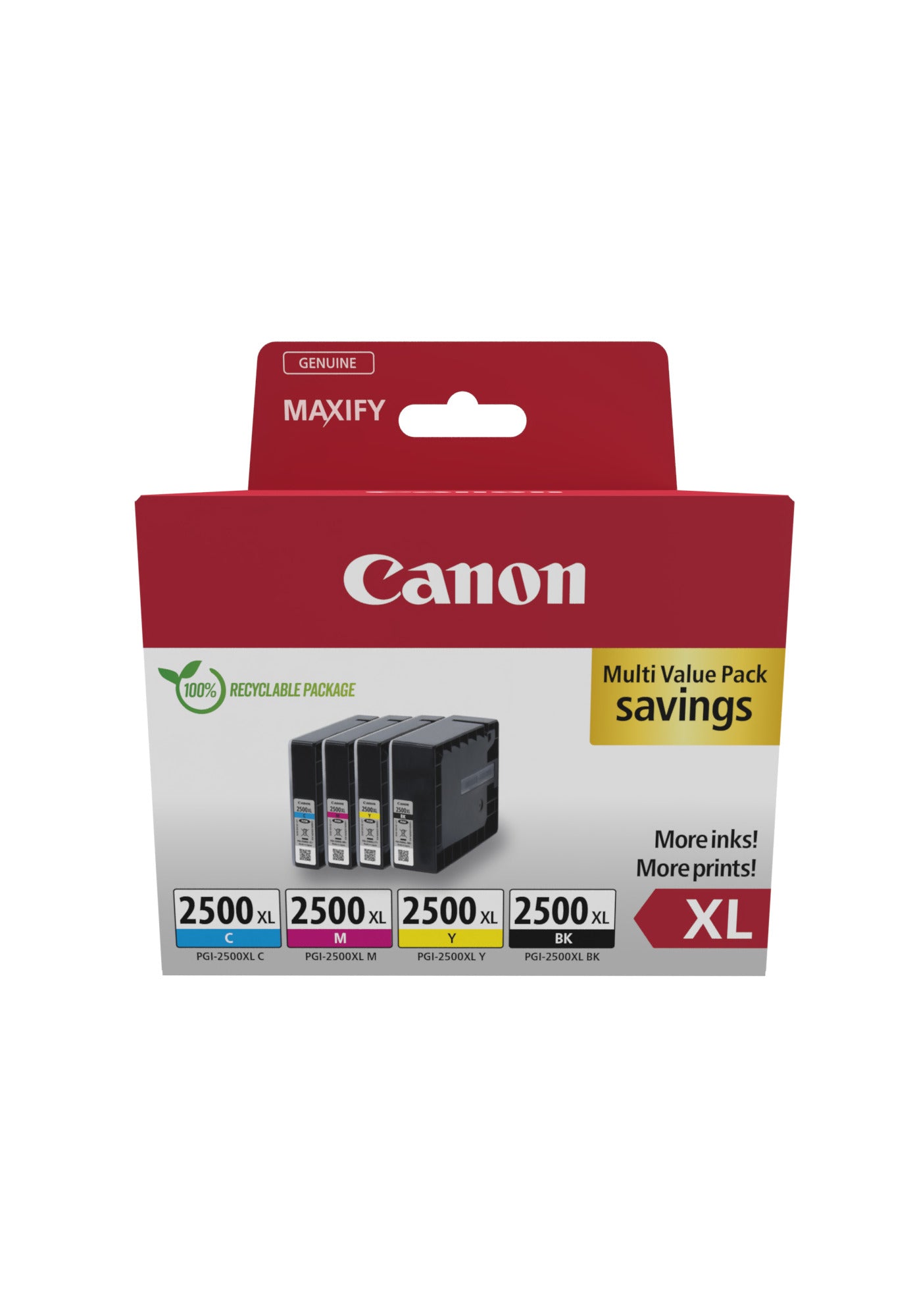 Cartouche d'encre originale Canon PGI-2500 XL Multicouleur