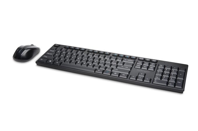 Clavier et souris sans fil Kensington K75230ES Noir Espagnol Espagnol Qwerty QWERTY