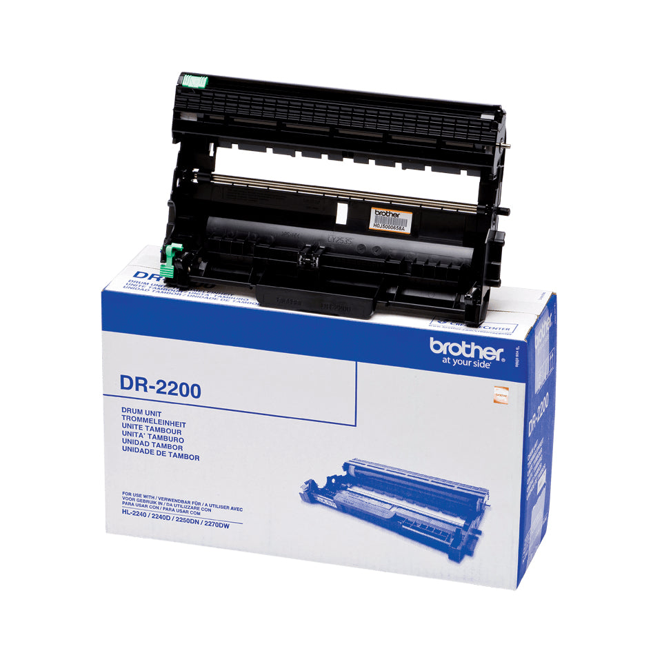 Brother DR2200 - Original - kit tambour - pour Brother DCP-7055, 7057, 7060, 7065, 7070, HL-2130, 2132, 2135, 2240, 2250, 2270, MFC-7360