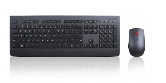 Clavier et souris sans fil Lenovo 4X30H56823 Noir Espagnol Qwerty