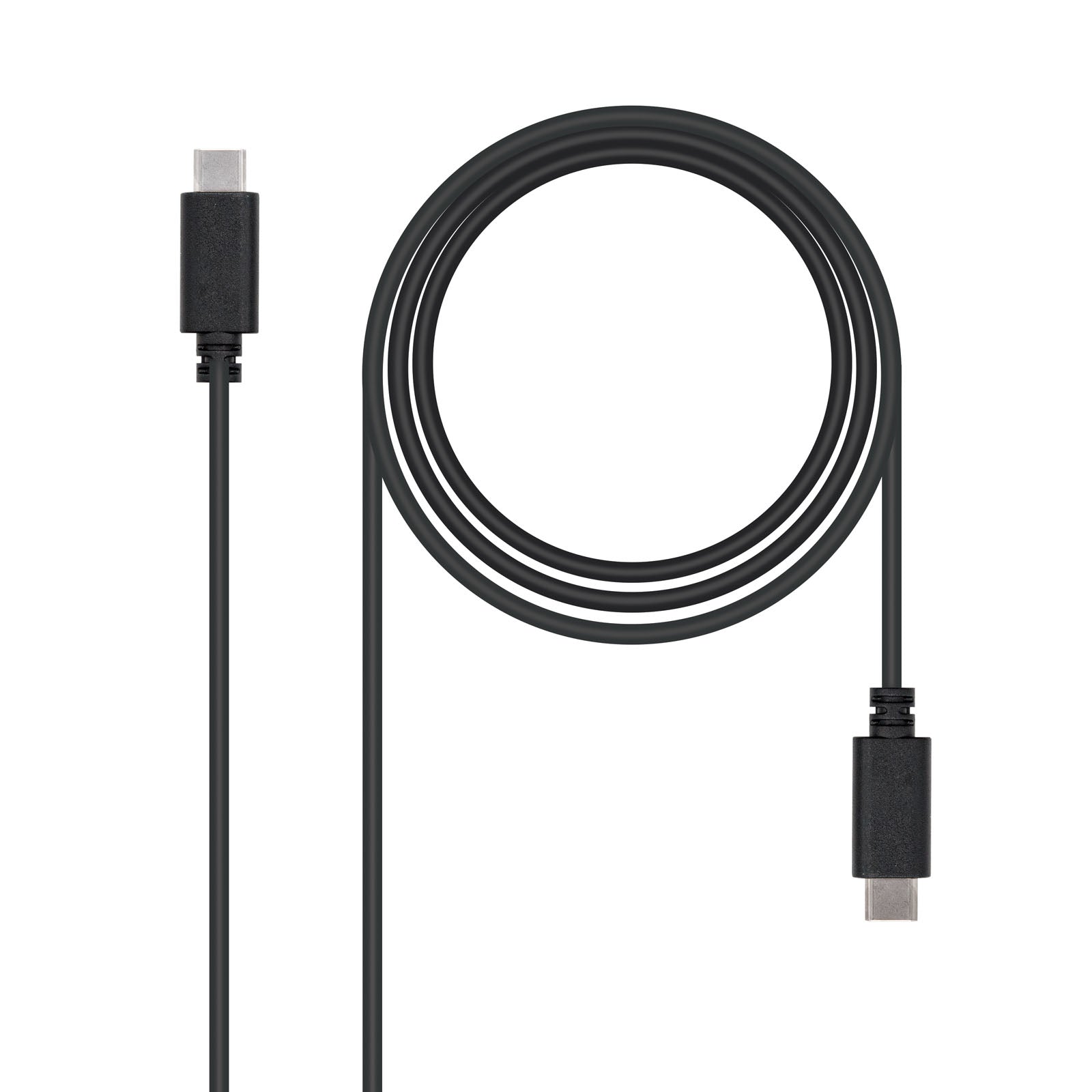 Câble USB-C NANOCABLE USB 2.0, 2m Noir 2 m