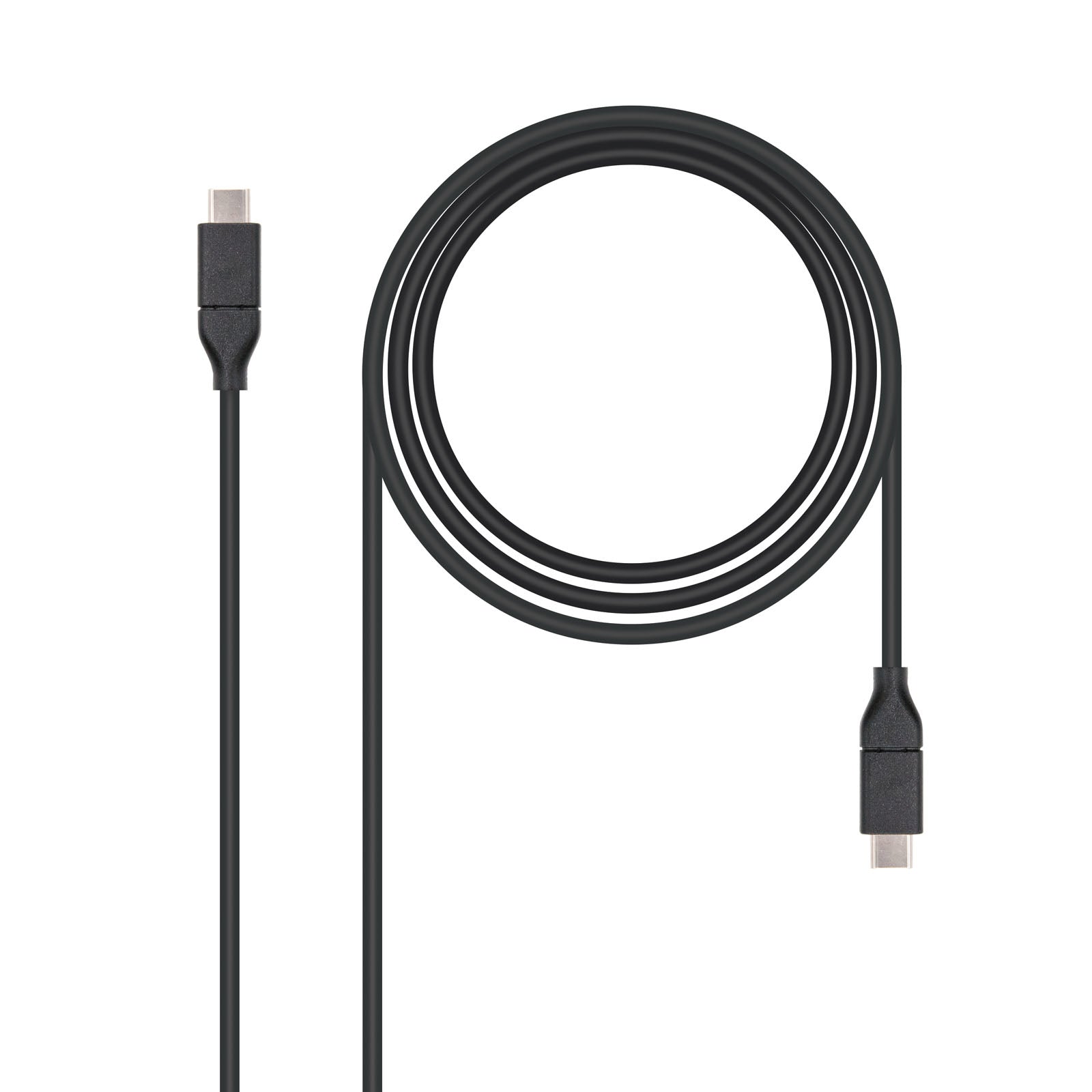 Câble Nanocable USB-C 3.2 M/M 1m 100W (Noir)