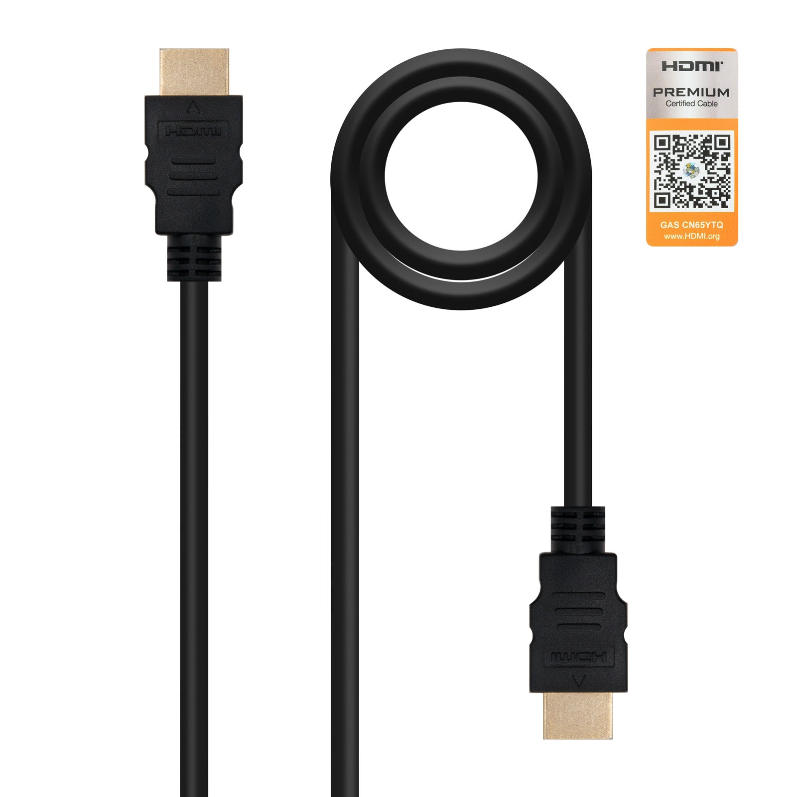 Câble HDMI NANOCABLE HDMI V2.0, 1.5m V2.0 4K 1,5 m Noir 1,5 m