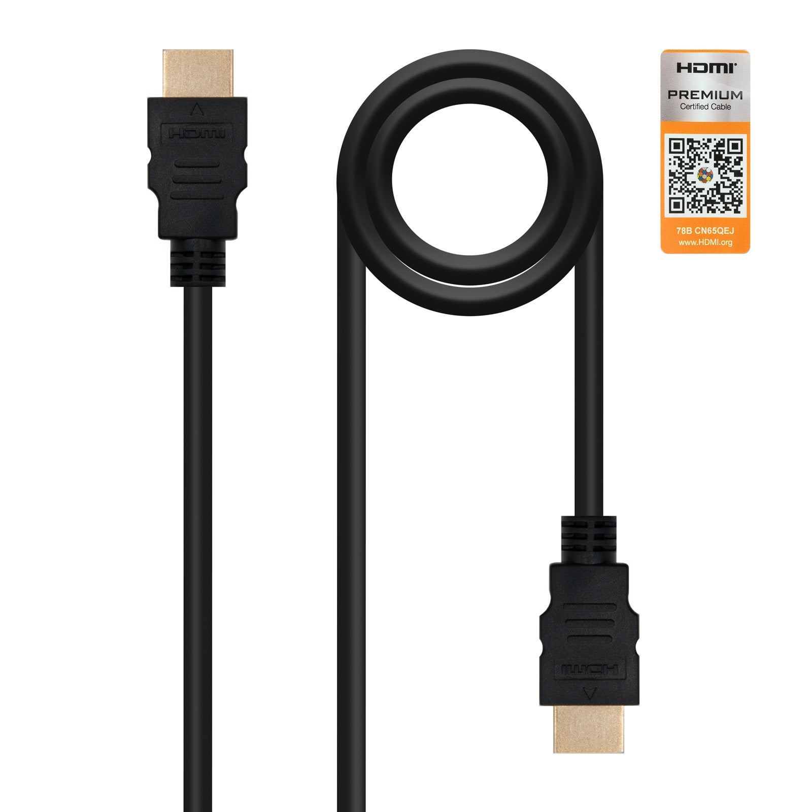 Câble Nanocable Premium HDMI 2.0 M/M 3m (Noir)