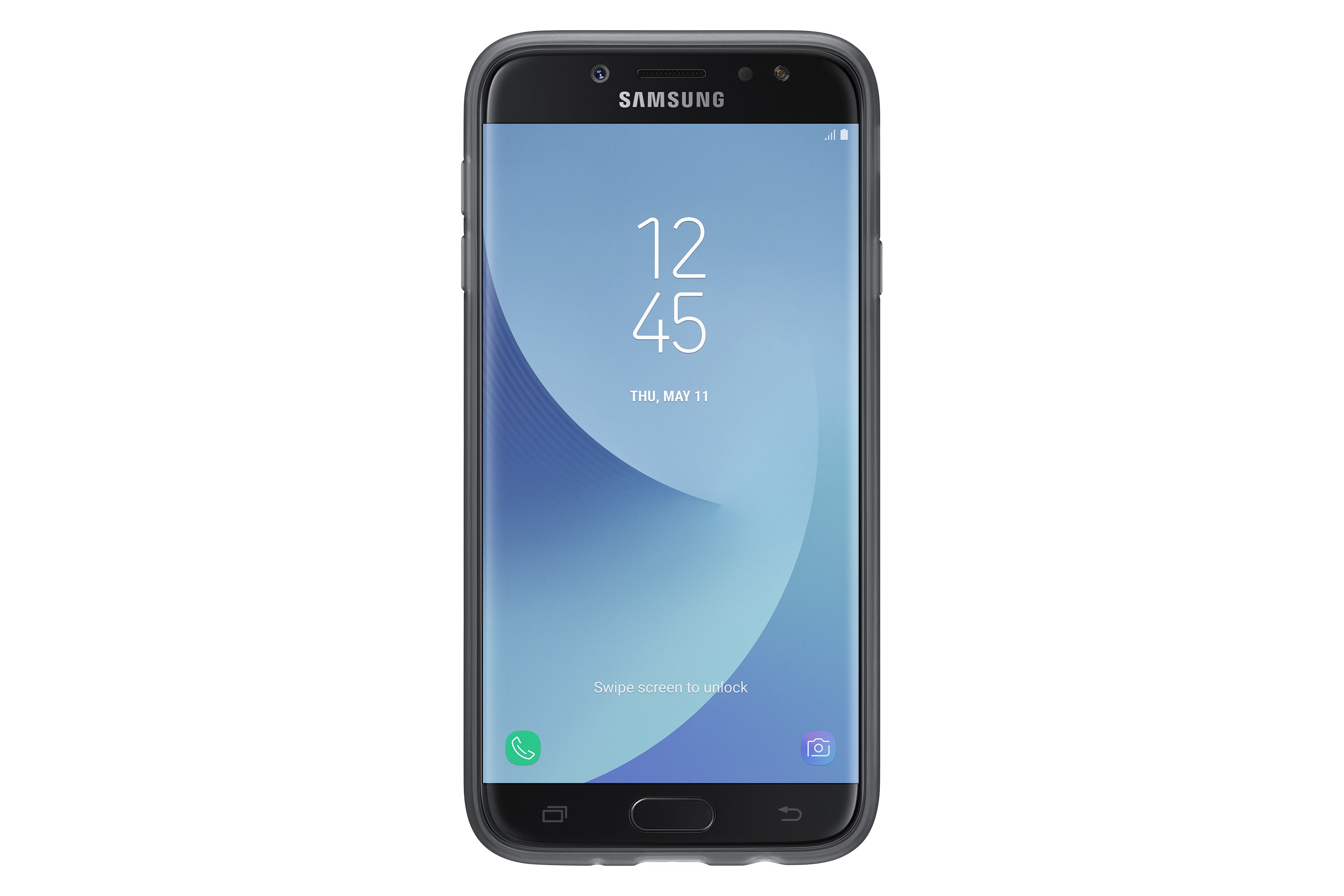 Coque Semi-rigide Samsung pour Galaxy J7 (2017) Grise
