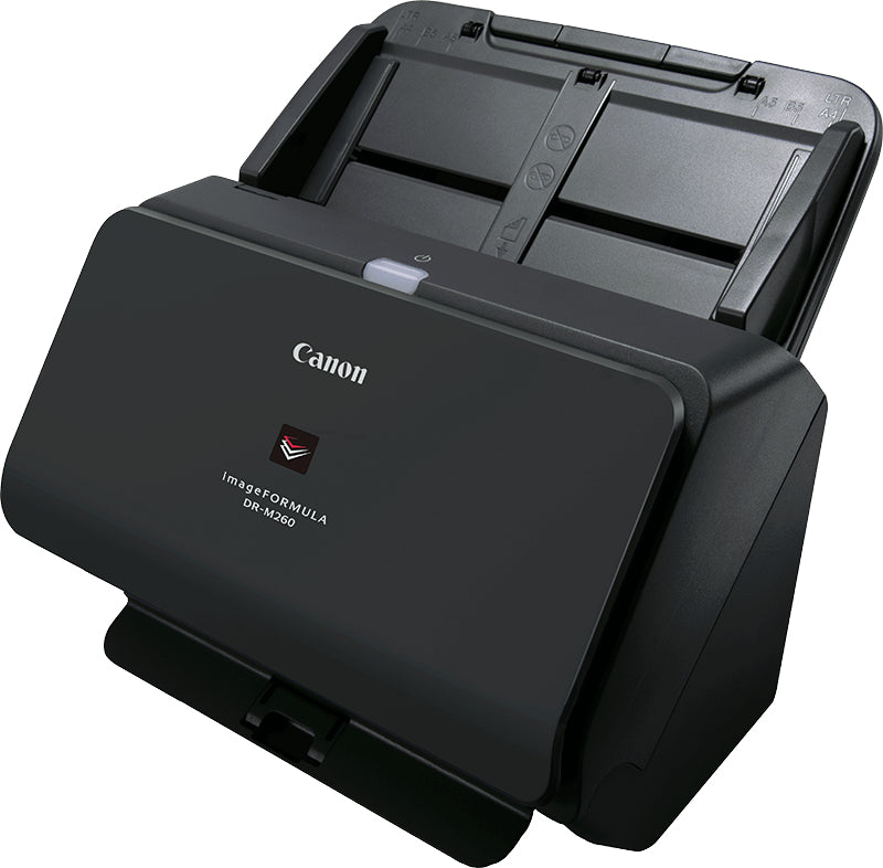 Canon imageFORMULA DR-M260 - Scanner de documents - CMOS / CIS - Recto-verso - 216 x 5588 mm - 600 dpi x 600 dpi - jusqu'à 60 ppm (mono) / jusqu'à 60 ppm (couleur) - Chargeur automatique de documents (80 feuilles) - jusqu'à 7500 pages par jour - USB 3.1 G