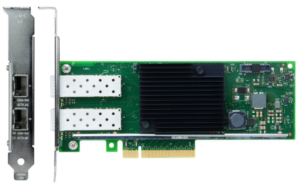 Lenovo ThinkSystem X710-DA2 - Adaptateur réseau - PCIe 3.0 x8 profil bas - 10 Gigabit SFP+ x 2 - pour ThinkAgile MX3330-F Appliance, MX3330-H Appliance, MX3331-F Certified Node