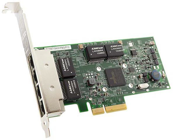 Lenovo ThinkSystem NetXtreme By Broadcom - Adaptateur réseau - PCIe 2.0 x4 profil bas - Gigabit Ethernet x 4 - pour ThinkSystem SR250 V2; SR630 V3; SR650 V3; ST250 V2; ST50 V2; ST50 V3