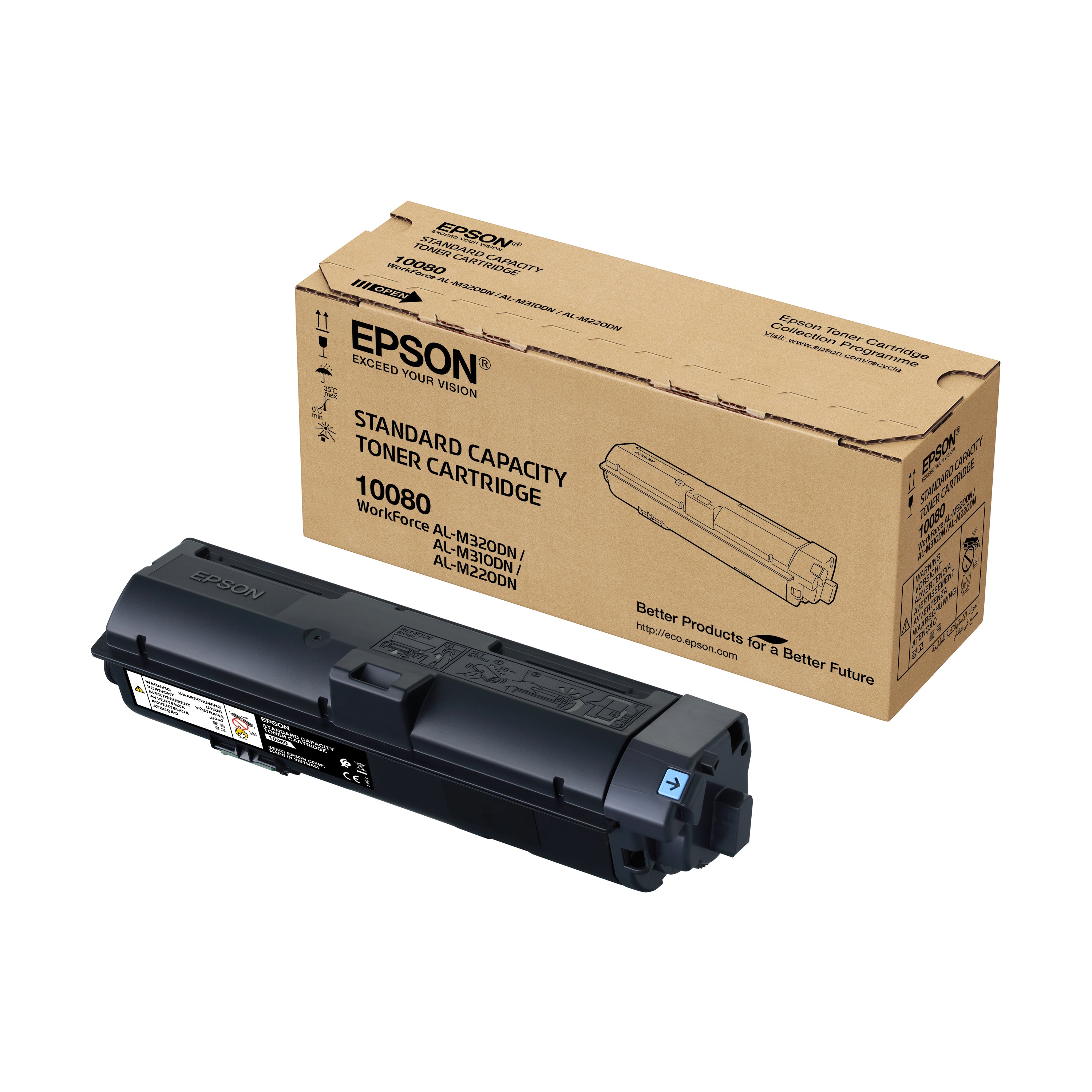 Epson S110080 - Noir - original - cartouche de toner - pour WorkForce AL-M310DN, AL-M310DTN, AL-M320DN, AL-M320DTN