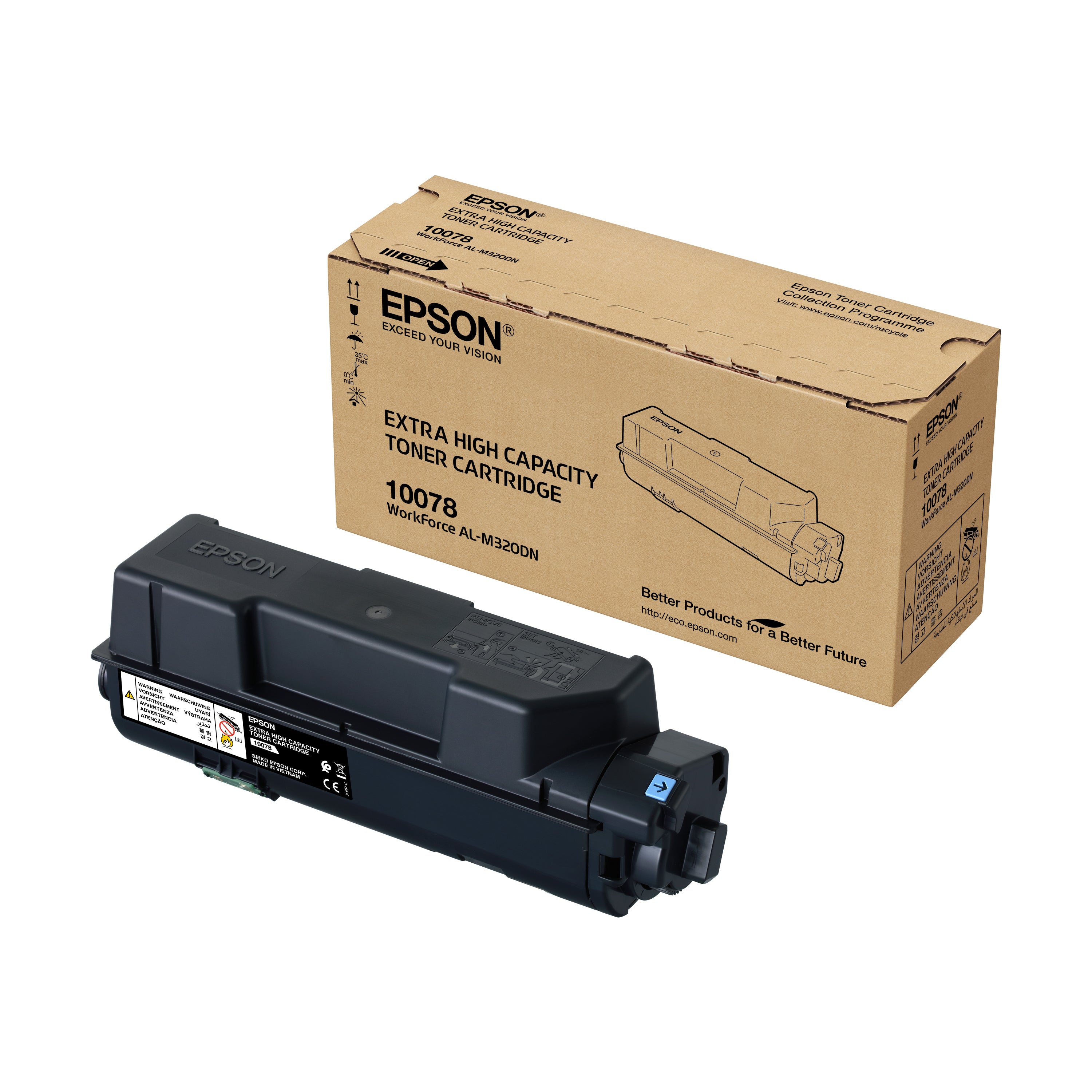 Epson S110078 - Capacité très élevée - noir - original - cartouche de toner - pour WorkForce AL-M320DN, AL-M320DTN