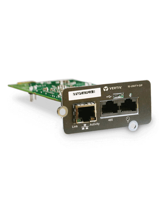 Liebert Intellislot Carte de plate-forme Unity - Carte de supervision distante - Liebert IntelliSlot - 100Mb LAN - 100Base-TX - pour Liebert GXT4; GXE GXE3