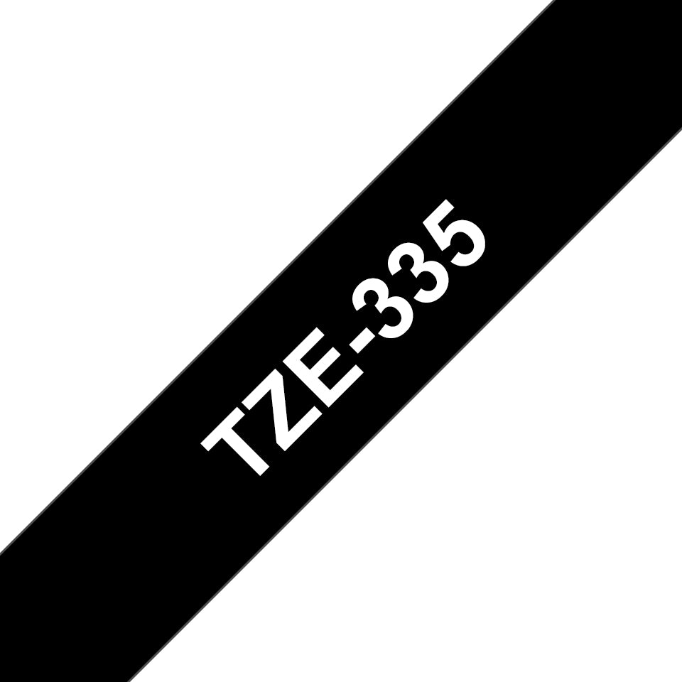 Cartouche d'encre originale Brother TZE335 Blanc/Noir