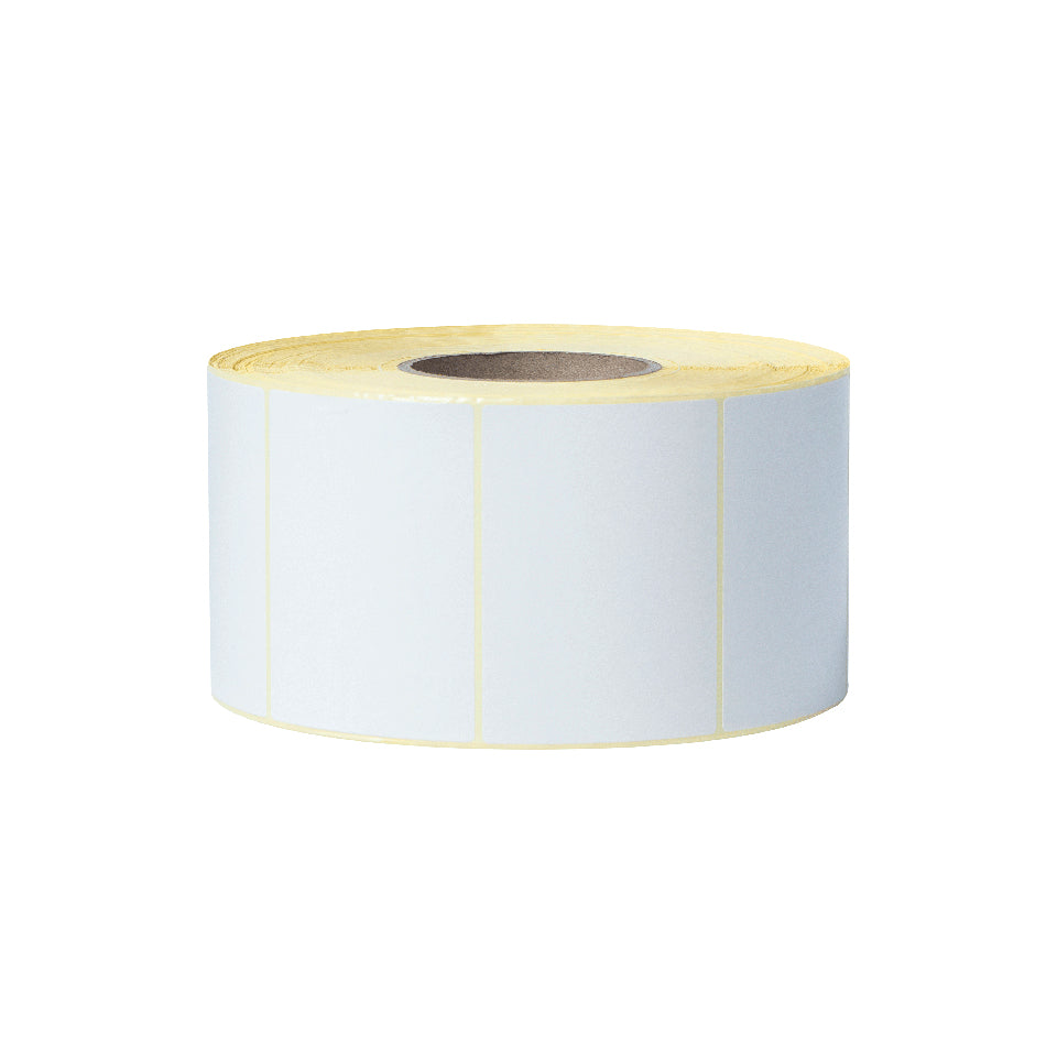 Brother Premium - Semi-brillant - dessus enduit - blanc - 102 x 74 mm 2940 étiquette(s) (1 rouleau(x) x 2940 Étiquettes en forme découpée (pack de 4) - pour Brother TJ-4020, 4120; Titan Industrial Printer TJ-4021, 4121, 4420, 4422, 4520, 4522