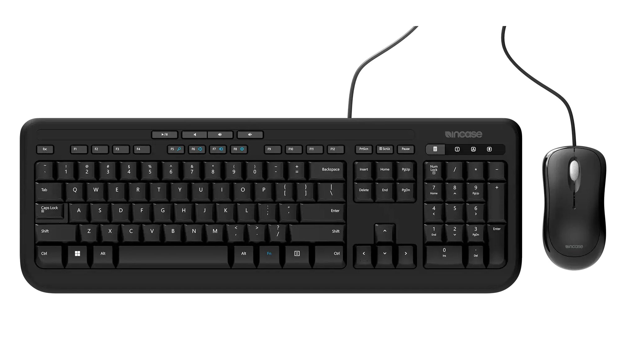 clavier et souris Incase APB-00008 Noir Allemand