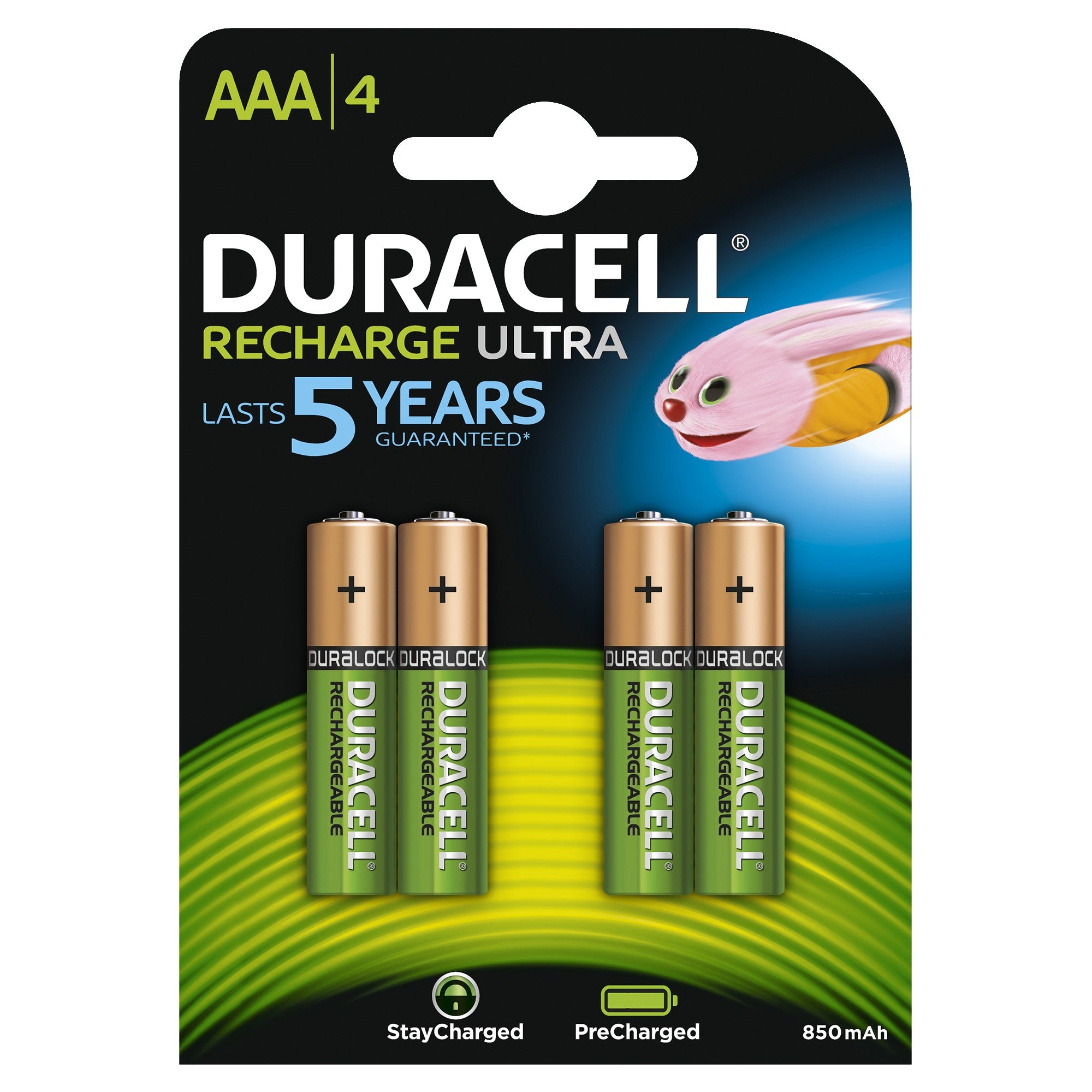 Piles Rechargeables DURACELL StayCharged AAA (4pcs) HR03 AAA 1,2 V AAA