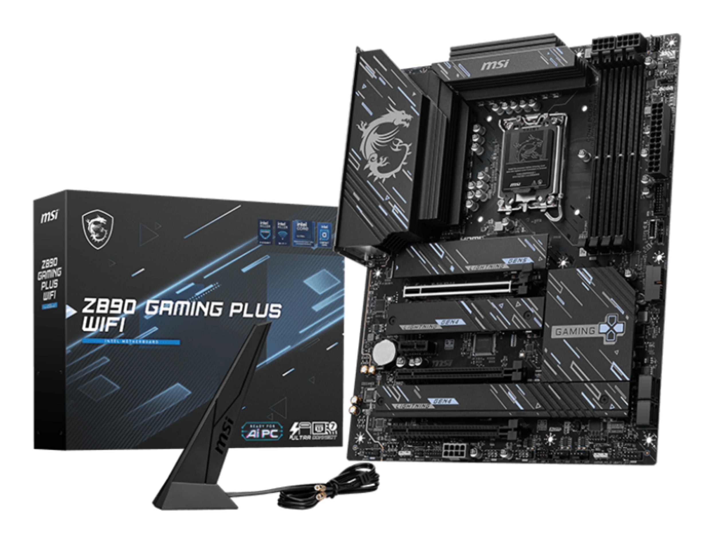 Carte Mère MSI Z890 GAMING PLUS WIFI Intel Z890 LGA 1851