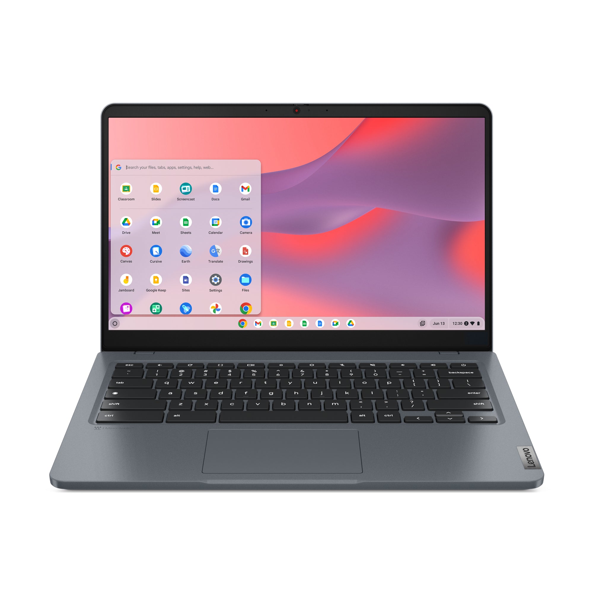 Lenovo 14e Chromebook Gen 3 82W6 - Intel N-series - N100 / jusqu'à 3.4 GHz - Chrome OS - UHD Graphics - 4 Go RAM - 32 Go eMMC - 14" IPS 1920 x 1080 (Full HD) - Wi-Fi 6E - gris orage - clavier : Français