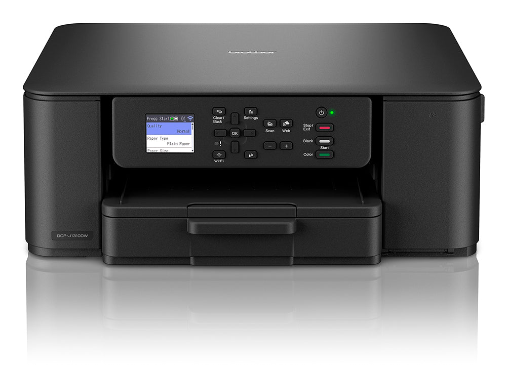 Brother DCP-J1310DW - Imprimante multifonctions - couleur - jet d'encre - A4/Legal (support) - 150 feuilles - USB 2.0, Wi-Fi(n)