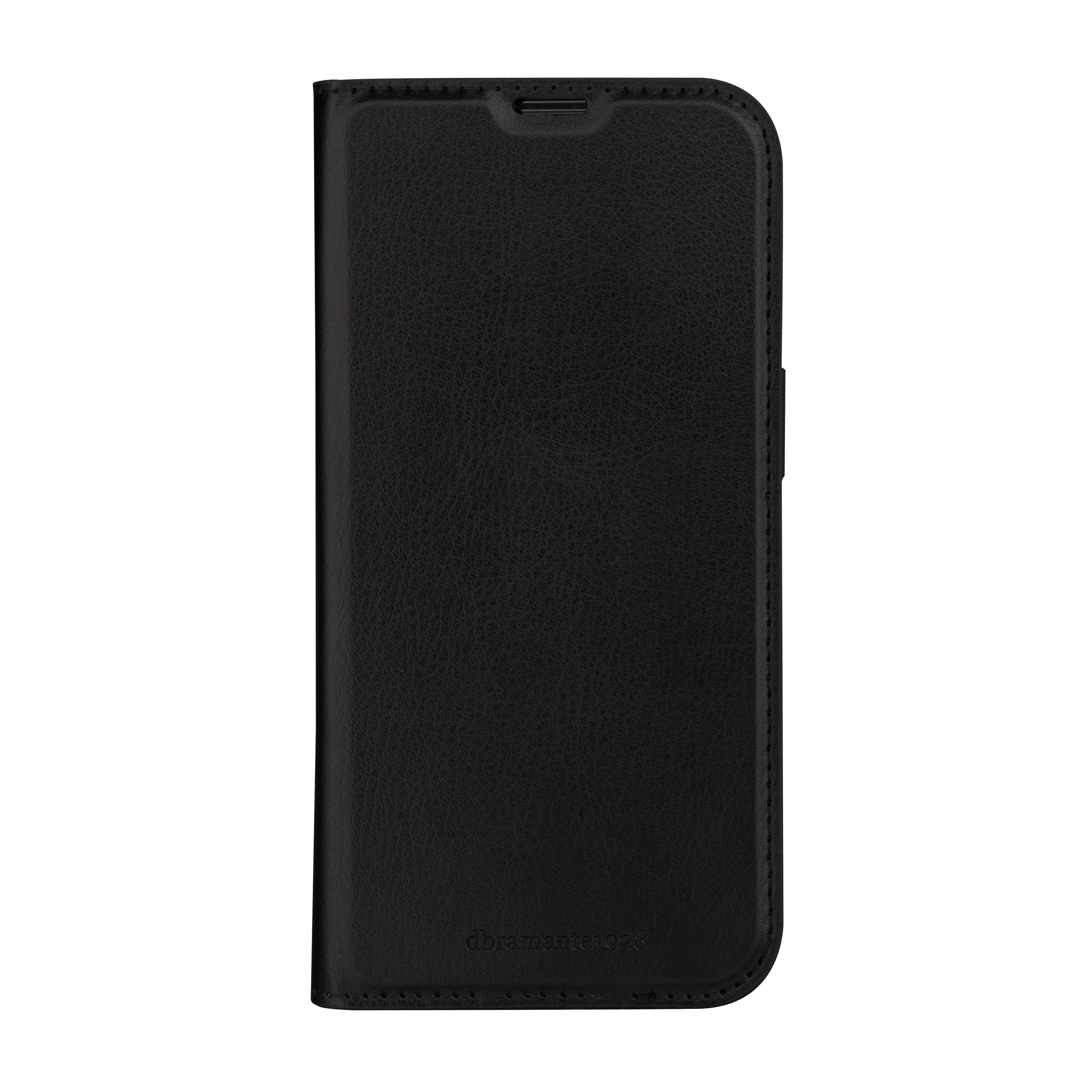 dbramante1928 Oslo - Étui à rabat pour téléphone portable - polyuréthane (PU), plastique - noir - pour Apple iPhone 13, 14, 15, 16e