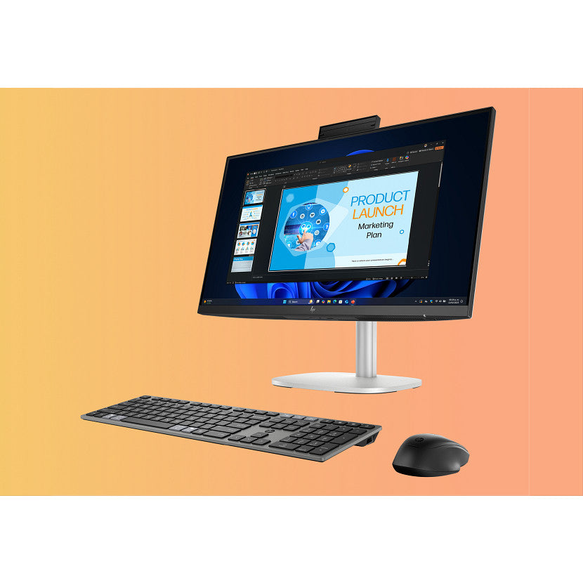 HP EliteStudio 8 G1i AI - Tout-en-un Core Ultra 5 235 / jusqu'à 5 GHz - RAM 32 Go - SSD 1 To - NVMe - Intel Graphics - Gigabit Ethernet, IEEE 802.11ax (Wi-Fi 6E), Bluetooth 5.3 - Win 11 Pro - moniteur : LED 23.8" 1920 x 1080 (Full HD) @ 75 Hz - clavier :